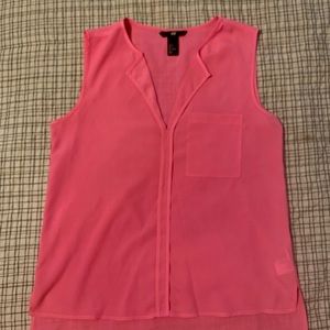 H&M Hot Pink Sheer Tank